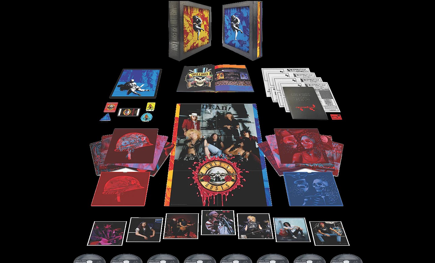 GUNS N' ROSES TO RELEASE "USE YOUR ILLUSION I & II" SUPER DELUXE 7CD + BLU-RAY BOX SET