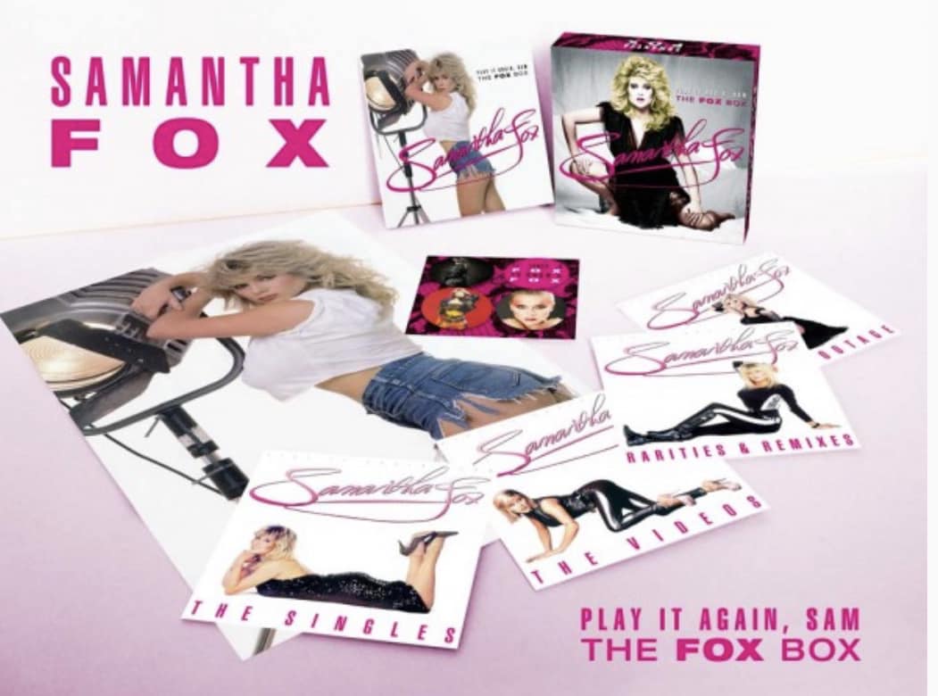 80s Singer And Model Samantha Fox Offers Autographed Fox Box Set