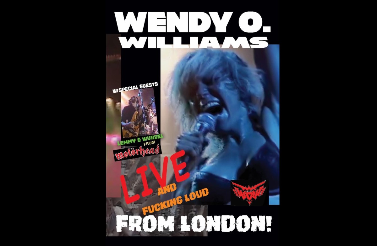 Wendy O. Williams - WOW: Live and Fucking Loud From London! Gets DVD Release