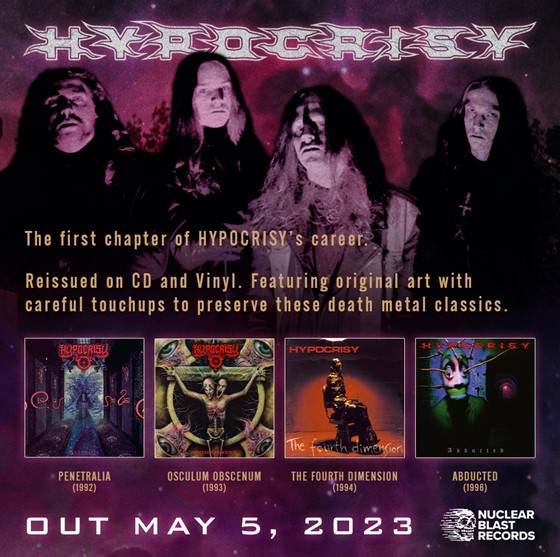 HYPOCRISY Release first chapter of re-issues