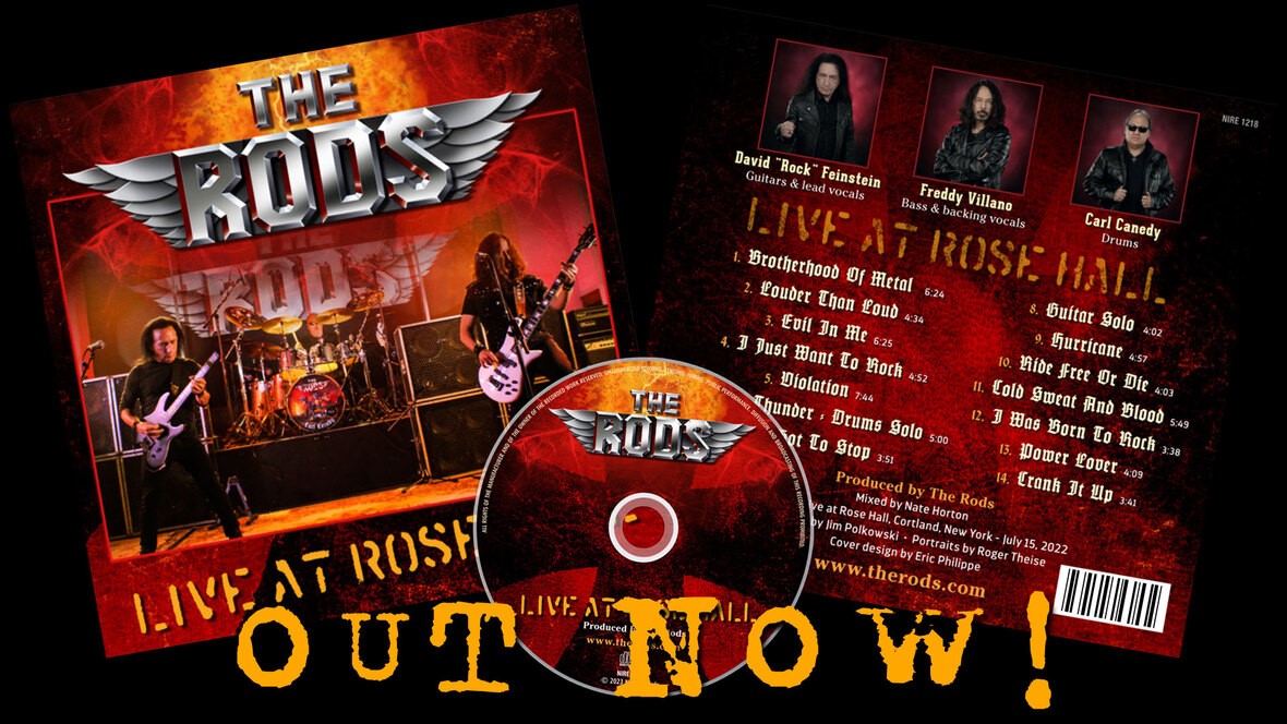 The Rods Release New Album "Live At Rose Hall"