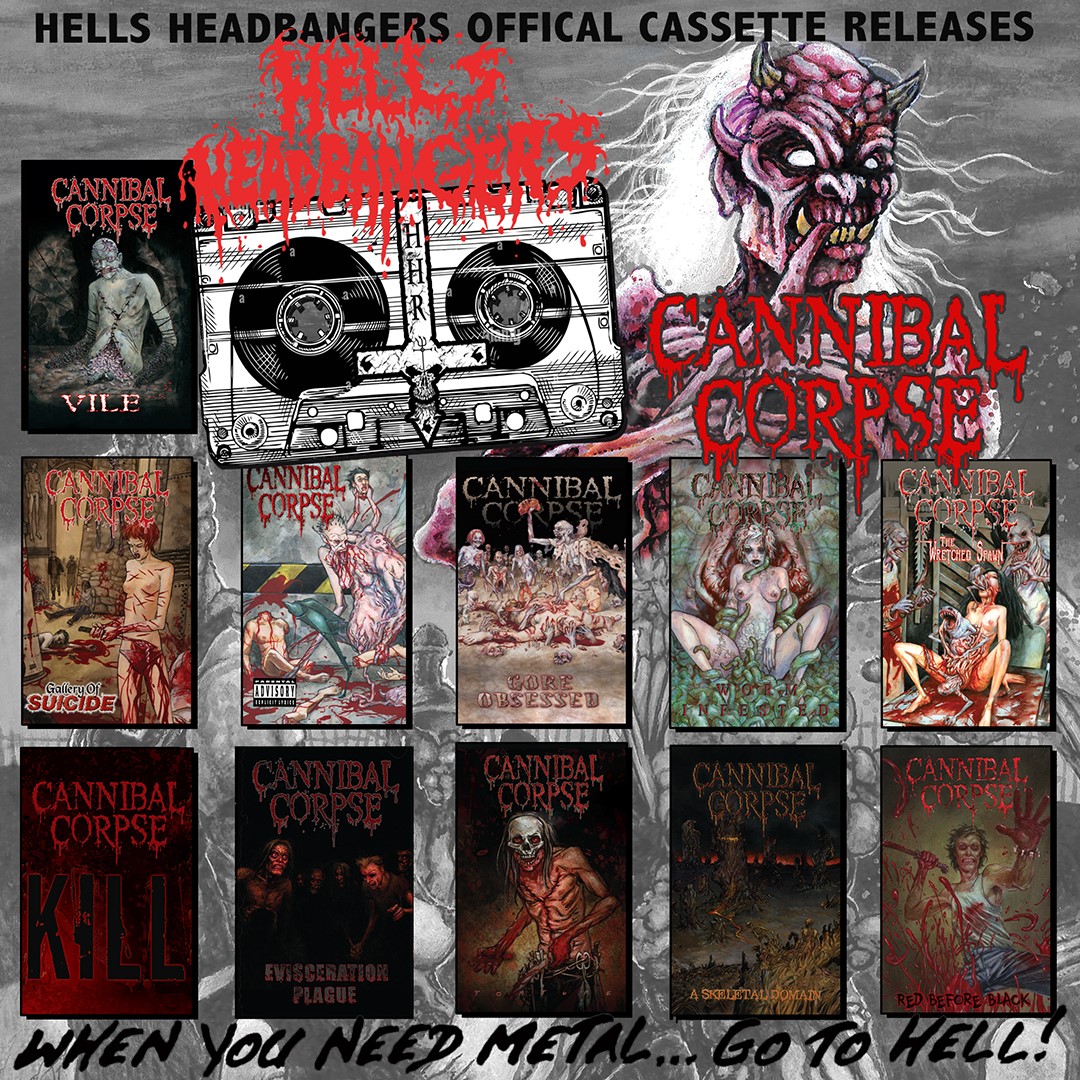 Extremely Limited Edition Cannibal Corpse Cassettes Released