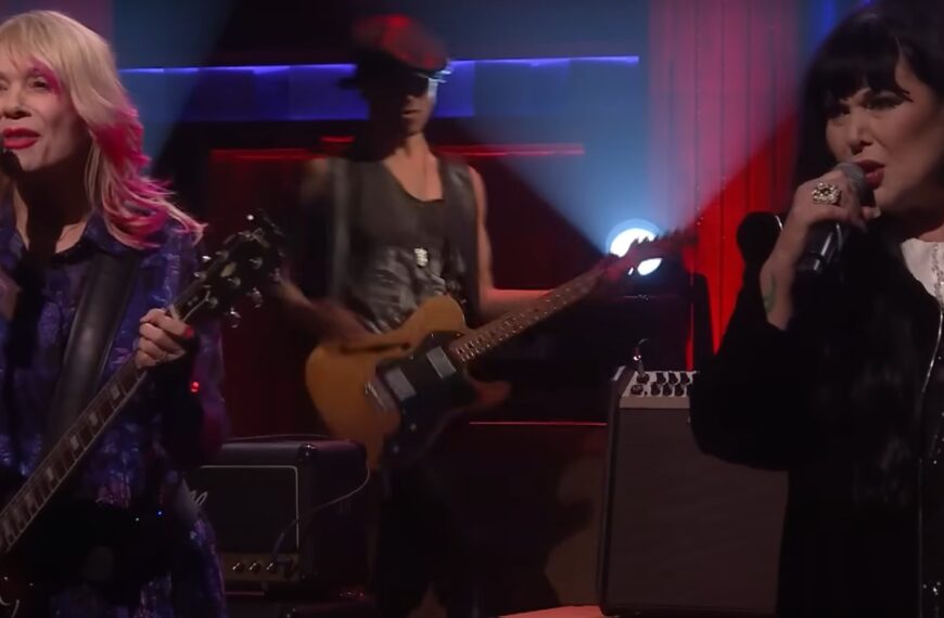 Watch Heart's Ann Wilson and Nancy Wilson Rock The Jimmy Fallon Show With Heart's Hit Song "Barracuda"