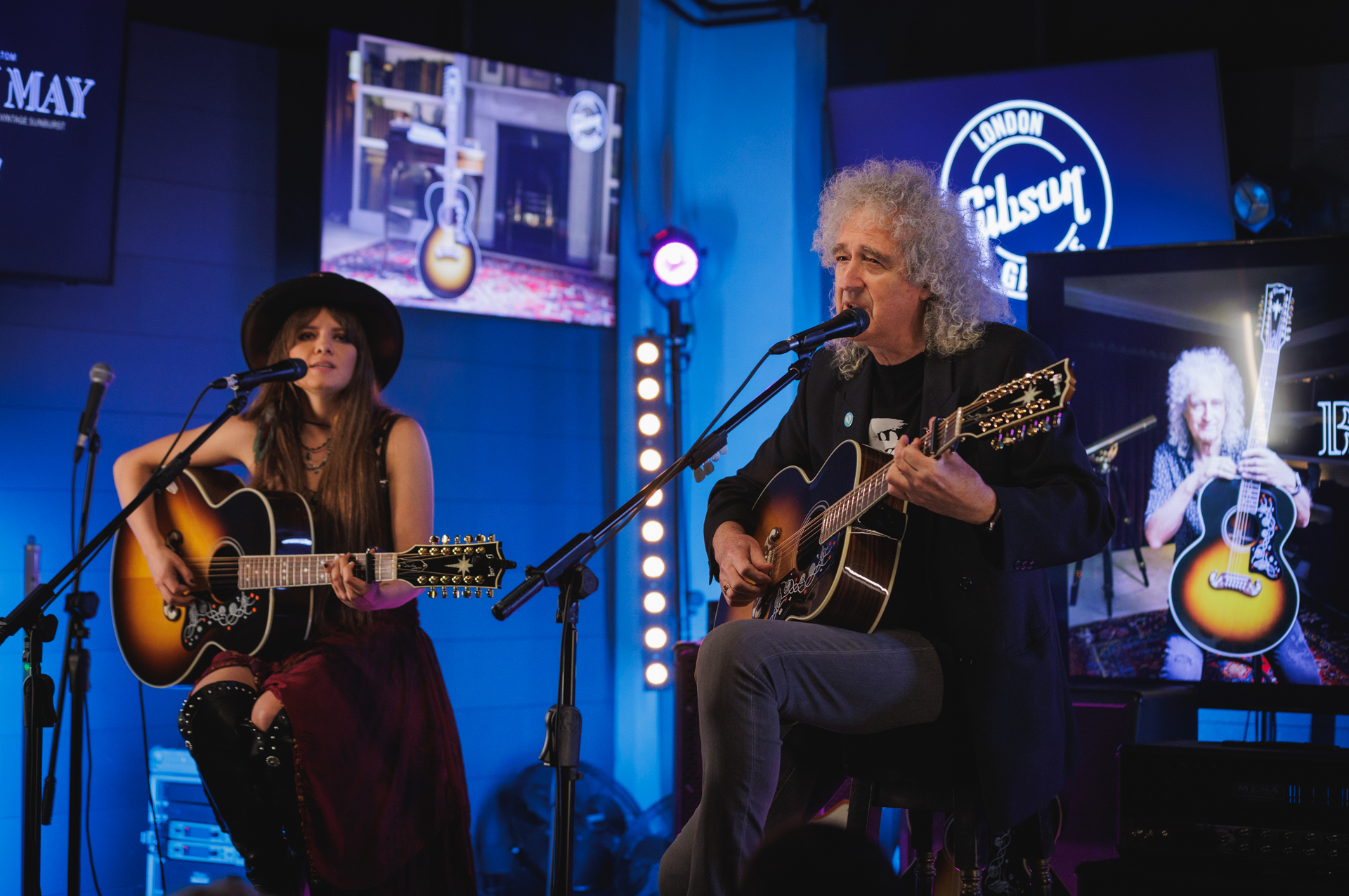 Watch Legendary Queen Guitarist Sir Brian May Perform Intimate Performance At New Guitar Launch