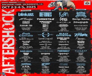 Aftershock 2025 Announces Lineup Including Deftones, Korn, Gojira, Dream Theater and More!