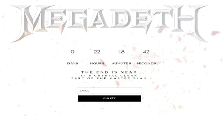 What's Megadeth Up To With Mysterious Message?