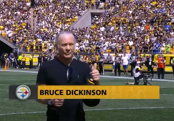 Watch Iron Maiden's Bruce Dickinson Perform "star Spangled Banner" At NFL Game
