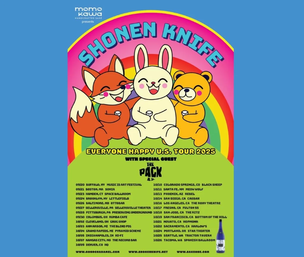 Legendary Japanese Punk Band Shonen Knife Announce U.S. Tour And Album Re-Releases