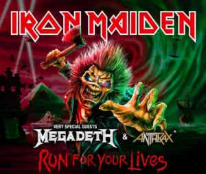 Iron Maiden Announces North American Tour With Megadeth And Anthrax!