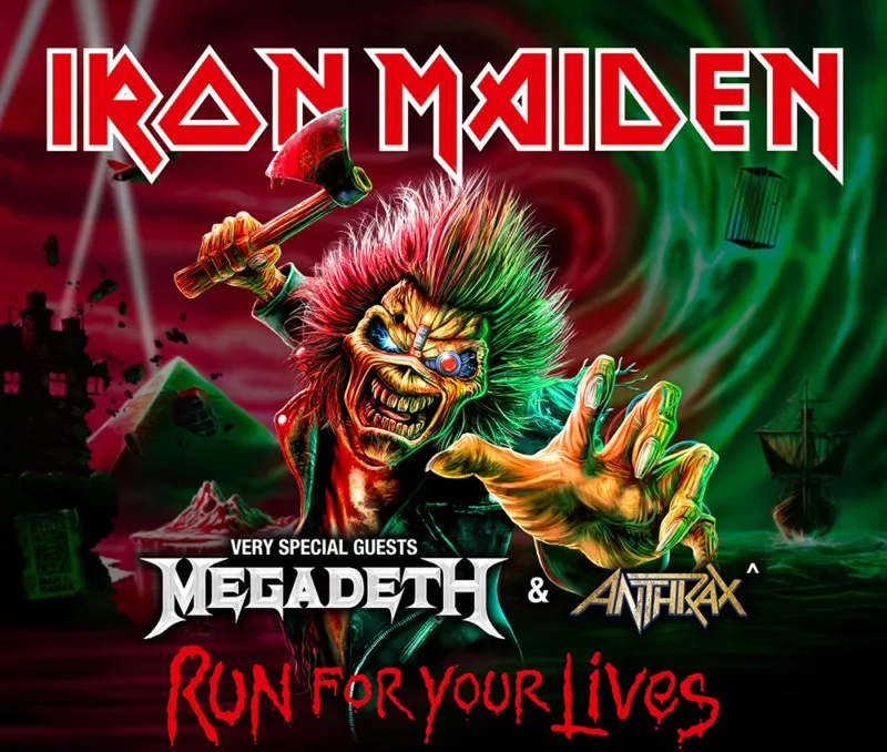 Iron Maiden Announces North American Tour With Megadeth And Anthrax!