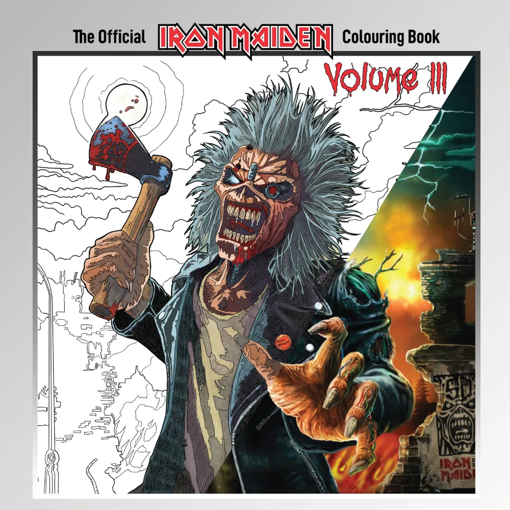 Iron Maiden Official Colouring Book Vol 3 Released