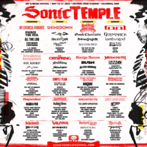 Sonic Temple Festival Headliners Announced With Over 140 Bands Performing