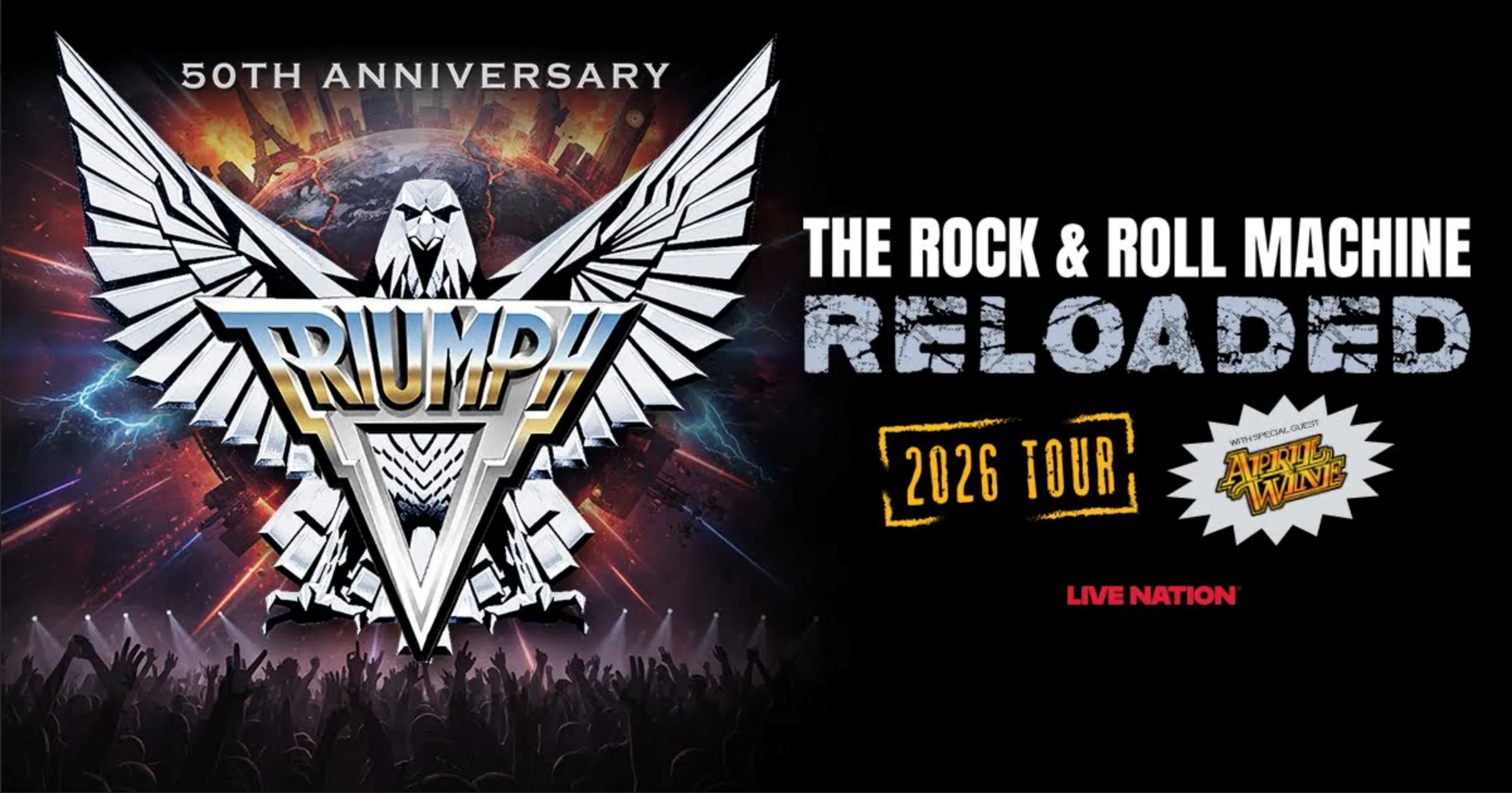 TRIUMPH ANNOUNCES FIRST TOUR IN 30 YEARS