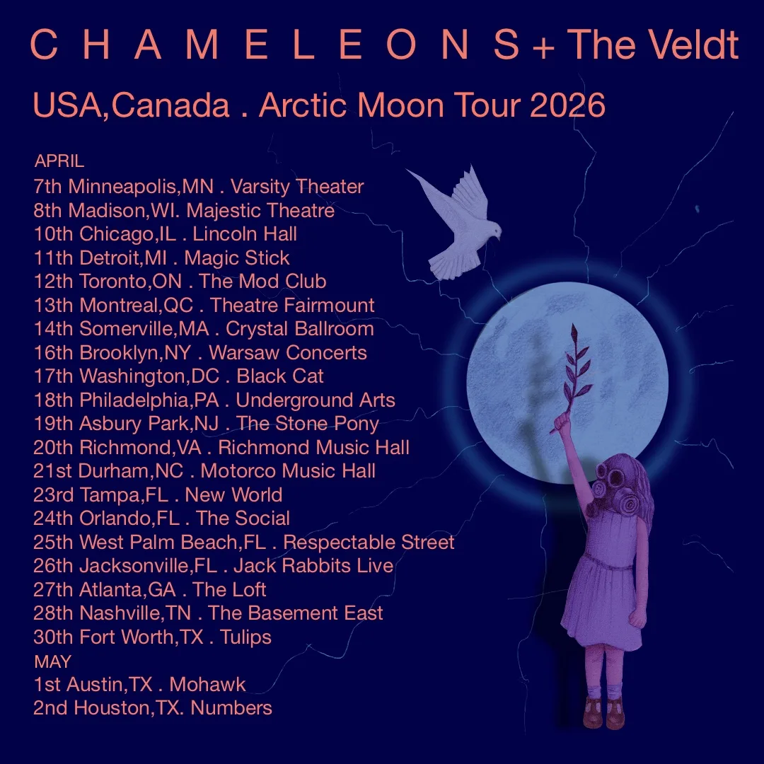 Post-punk legends CHAMELEONS announce North American Tour