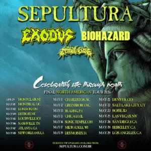 BIOHAZARD Announce Tour with Sepultura And Exodus