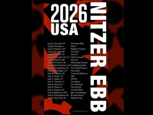 Industrial Rock Icon Nitzer Ebb Announces 2026 Tour Dates