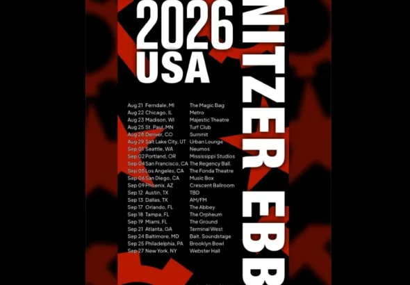 Industrial Rock Icon Nitzer Ebb Announces 2026 Tour Dates