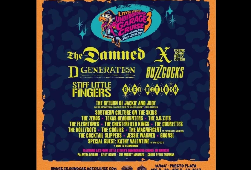 All-Star Lineup Announced For Little Steven Underground Garage Cruise