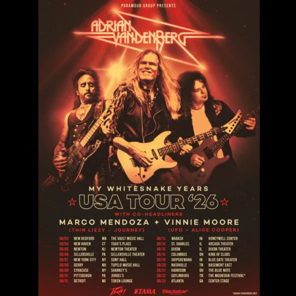 Adrian Vandenberg Launches "My Whitesnake Years" Tour