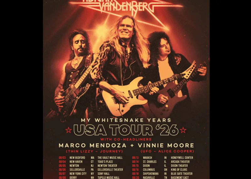 Adrian Vandenberg Launches "My Whitesnake Years" Tour