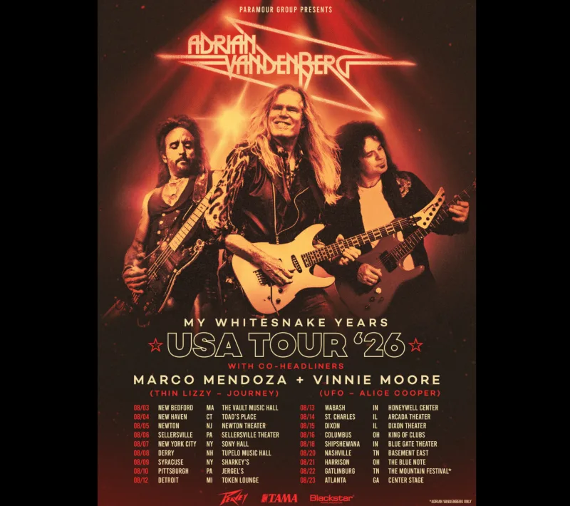 Adrian Vandenberg Launches “My Whitesnake Years” Tour