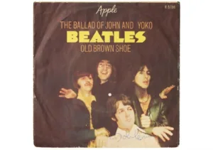 Rare John Lennon Signed Beatles Single from 1970 Up For Auction