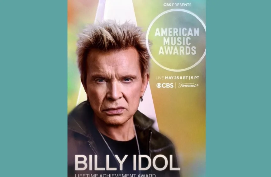 Billy Idol Receives AMA Lifetime Achievement Award