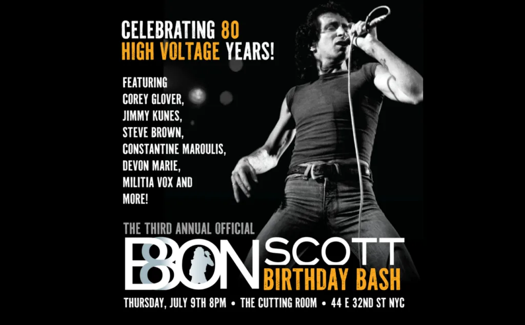 Bon Scott 80th Birthday Bash Announced