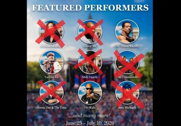 Artists Dropping Off Freedom 250 Concert One Day After Announcement