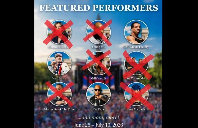 Artists Dropping Off Freedom 250 Concert One Day After Announcement