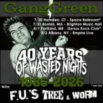 Hardcore Legends Gang Green Announce 40th Anniversary Tour