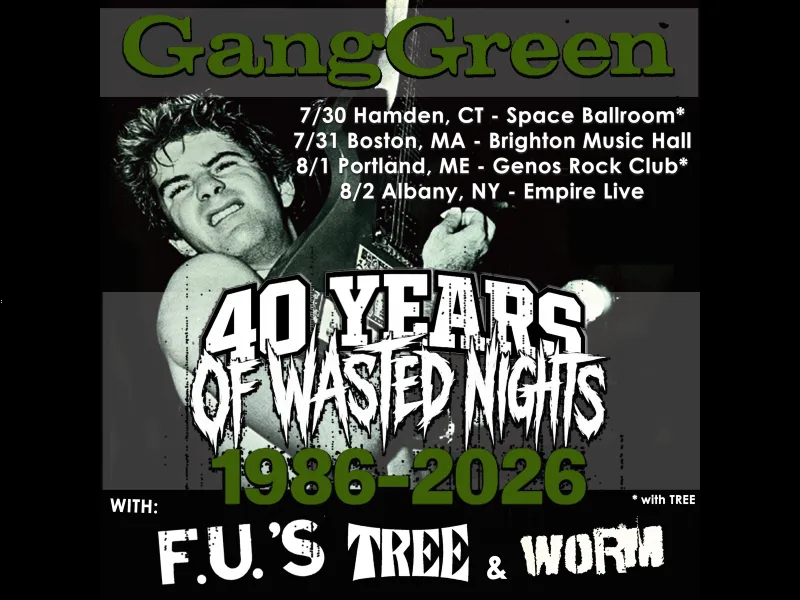 Hardcore Legends Gang Green Announce 40th Anniversary Tour