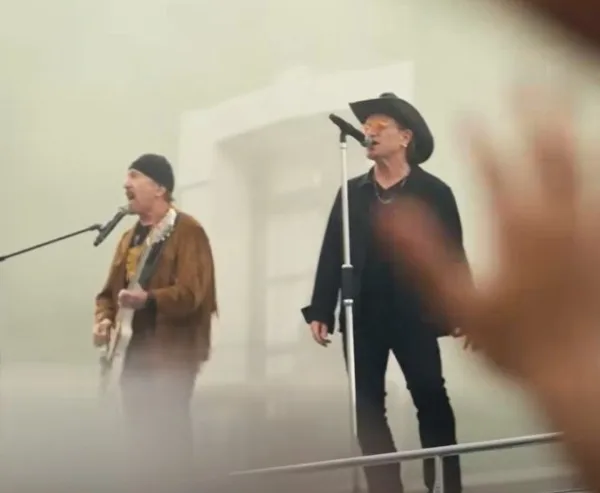 Watch U2 Filming New Song And Video