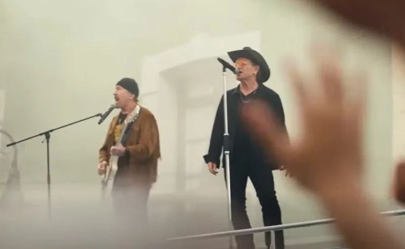 Watch U2 Filming New Song And Video