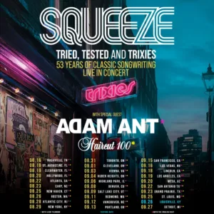 Squeeze, Adam Ant, And Haircut 100 Announce U.S. Tour