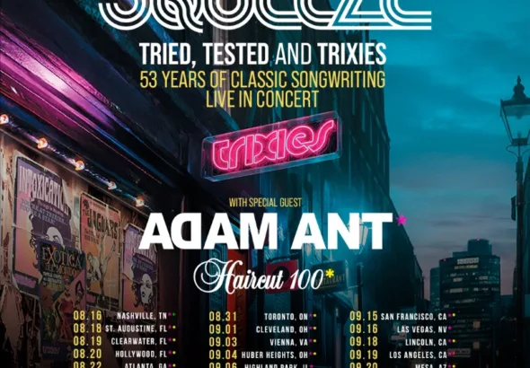 Squeeze, Adam Ant, And Haircut 100 Announce U.S. Tour