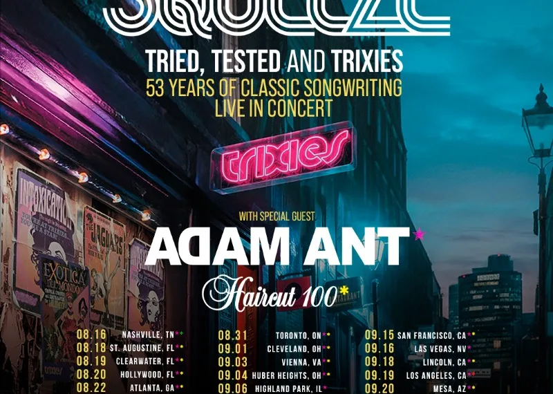 Squeeze, Adam Ant, And Haircut 100 Announce U.S. Tour