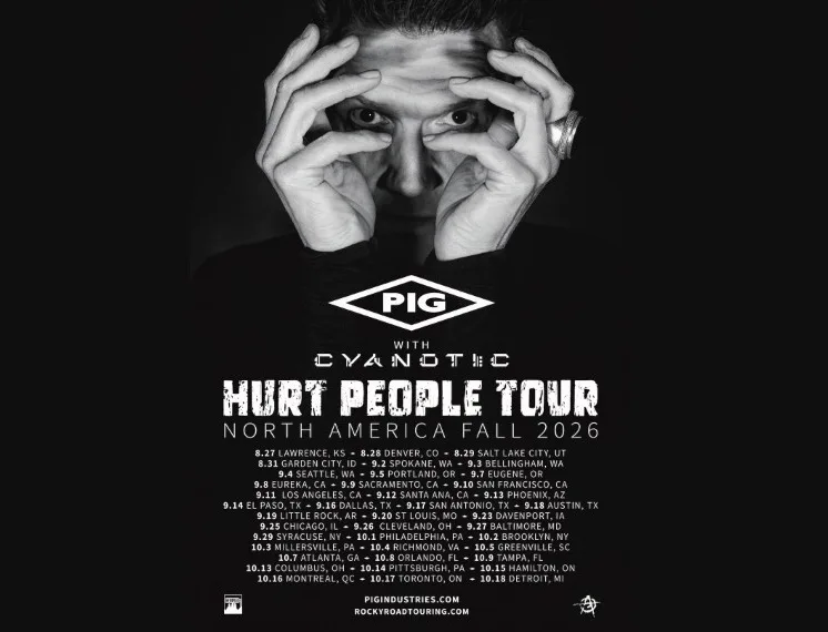 Industrial Icon PIG Announces Hurt People Tour