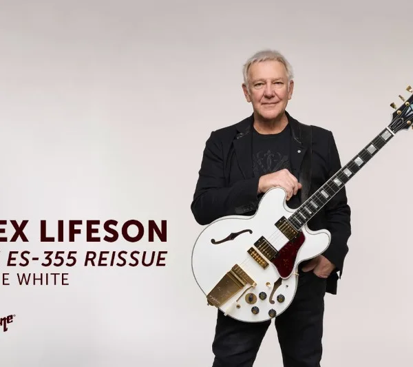 Rush Guitarist Alex Lifeson Unveils Epiphone 1976 Reissue